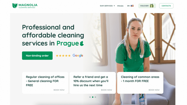 Magnolia marketing website